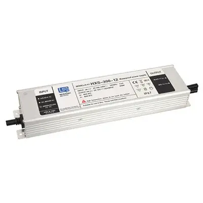 منبع تغذیه ضد آب dc12.5A IP67 درایور LED 300W AC به DC