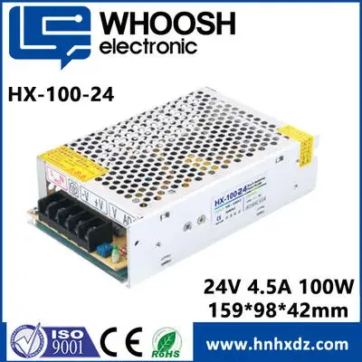 منبع تغذیه نور LED DC 24 ولت داخلی SMPS 100 وات برای روشنایی LED 50/60 هرتز