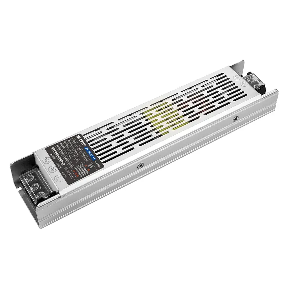 منبع تغذیه LED باریک dc12.5A 12v 150w درایور LED بدون نویز