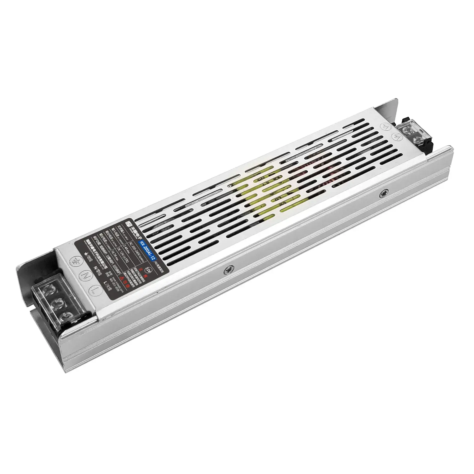 dc16.6A 200w باریک منبع تغذیه بدون نویز درایور LED